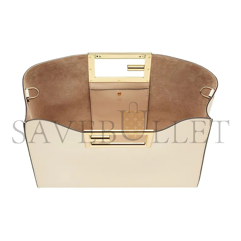 F**di vitello king medium F**di way tote camelia 8bh391aaiwf0vwm (40*29*17cm)